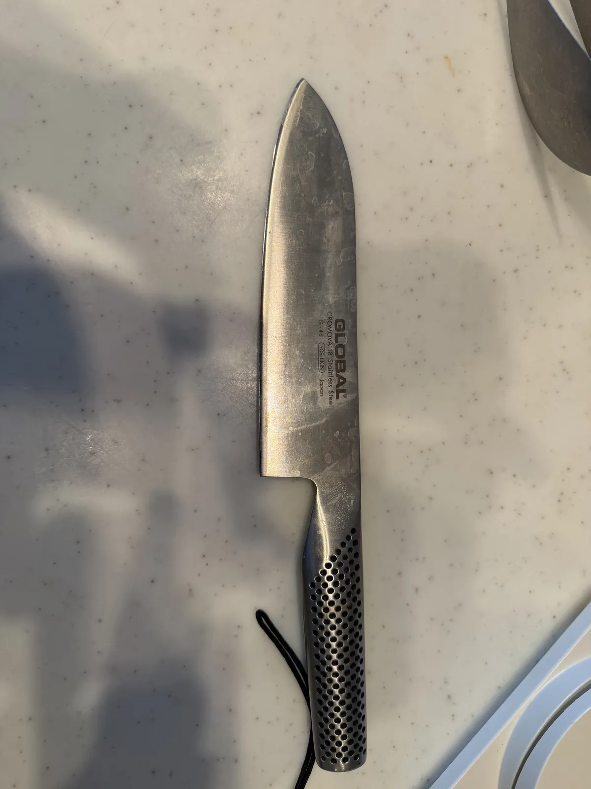 所有するGLOBAL G-46三徳包丁18cm